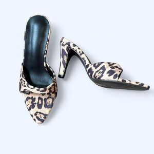 Leopard Print Women's Heels